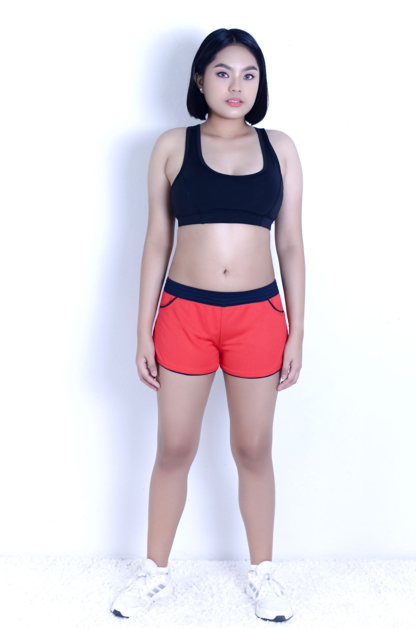 Athena Low-Rise Lined Shorts with Pockets