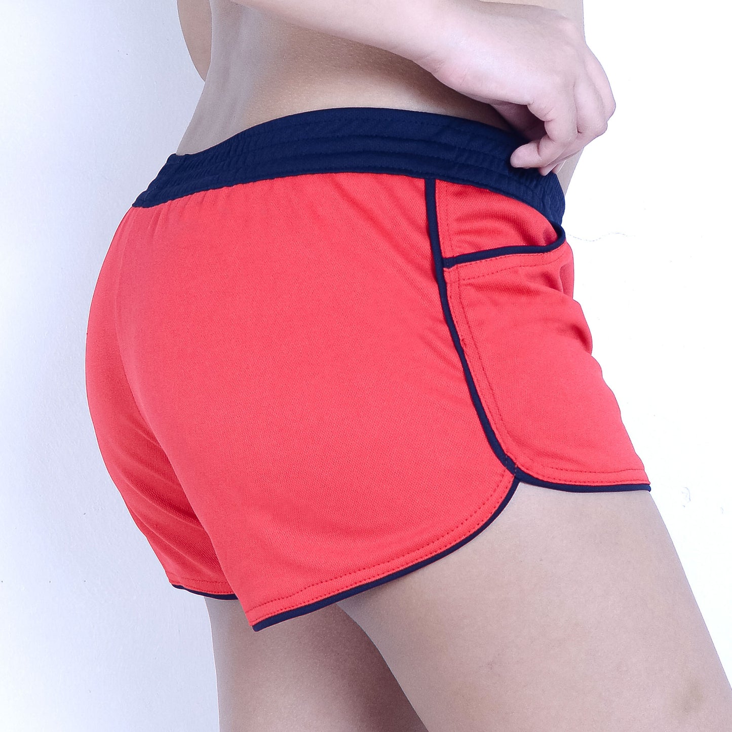 Athena Low-Rise Lined Shorts with Pockets