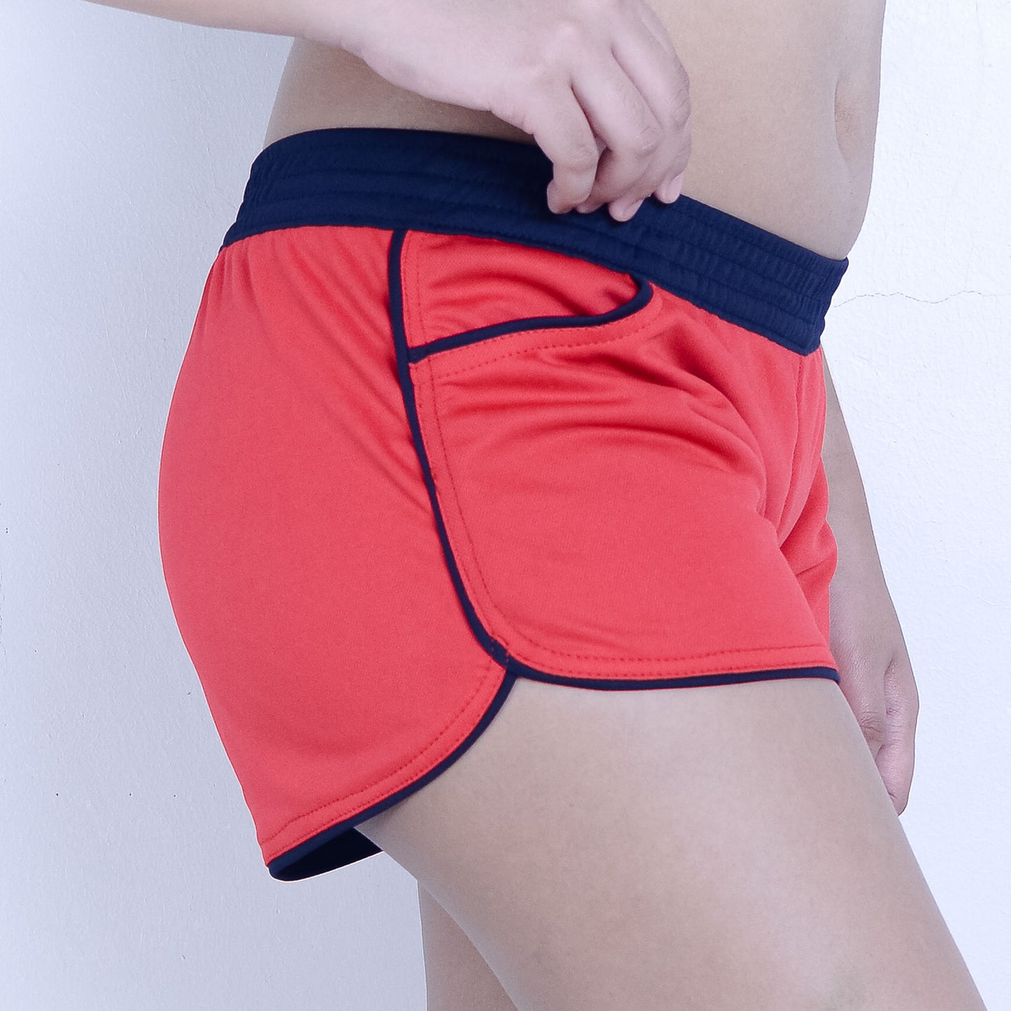 Athena Low-Rise Lined Shorts with Pockets