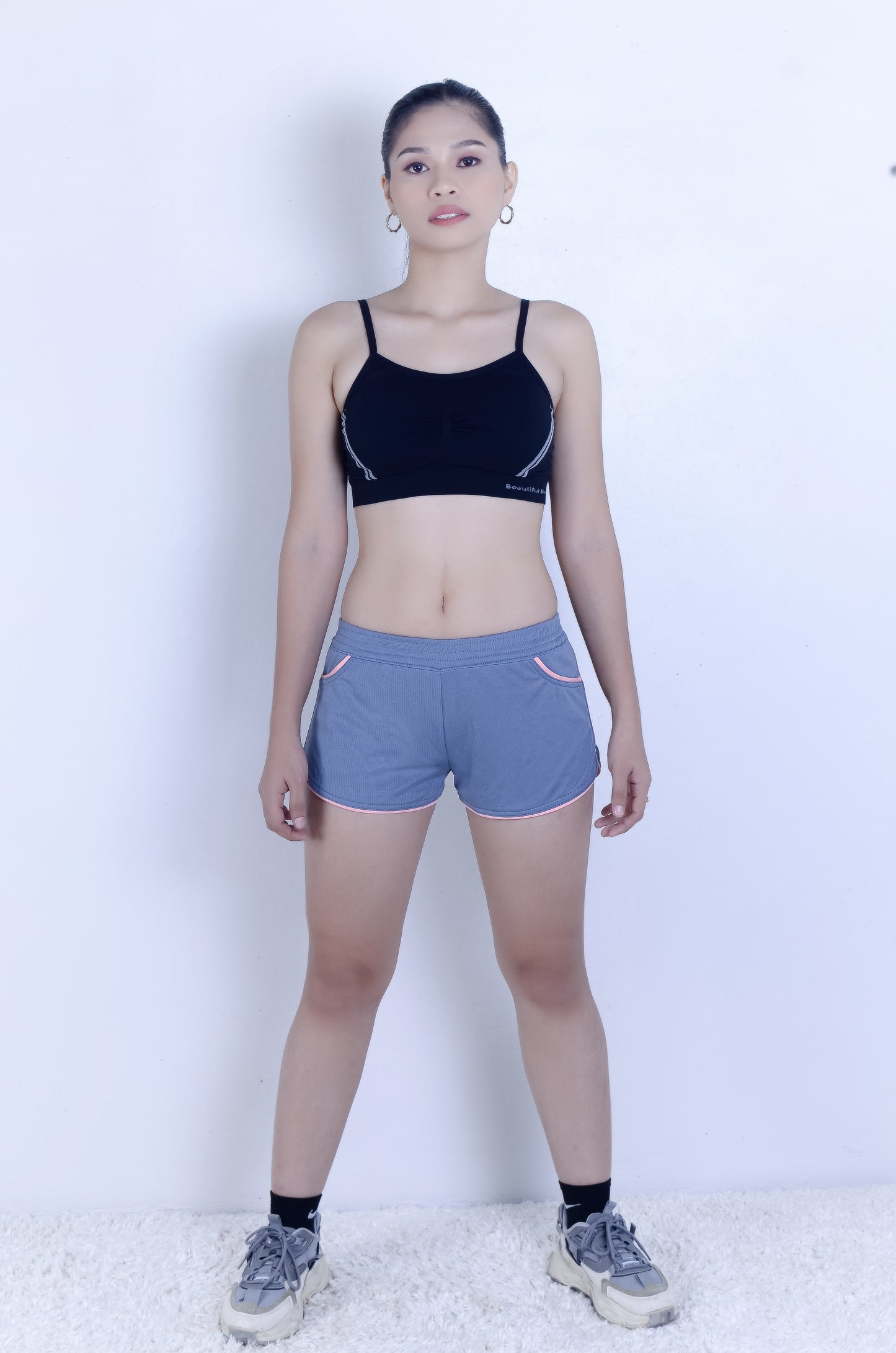 Bliss Low-Rise Lined Shorts with Pockets