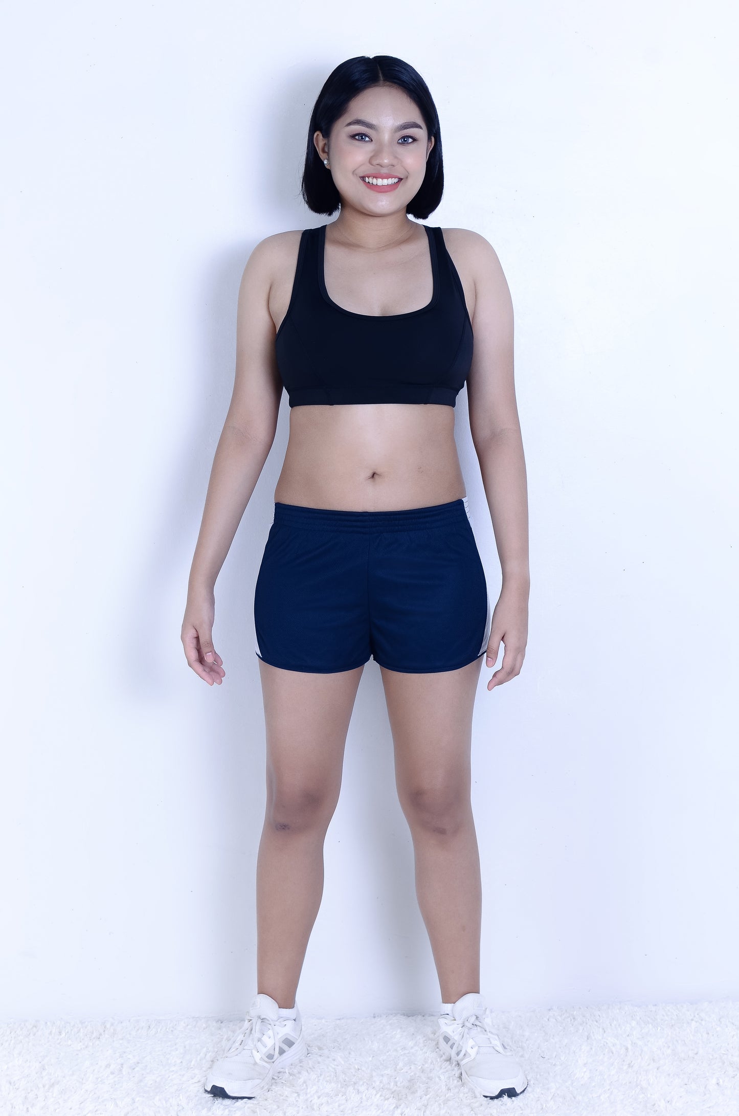 Ira Low-Rise Lined Shorts with Side Inserts