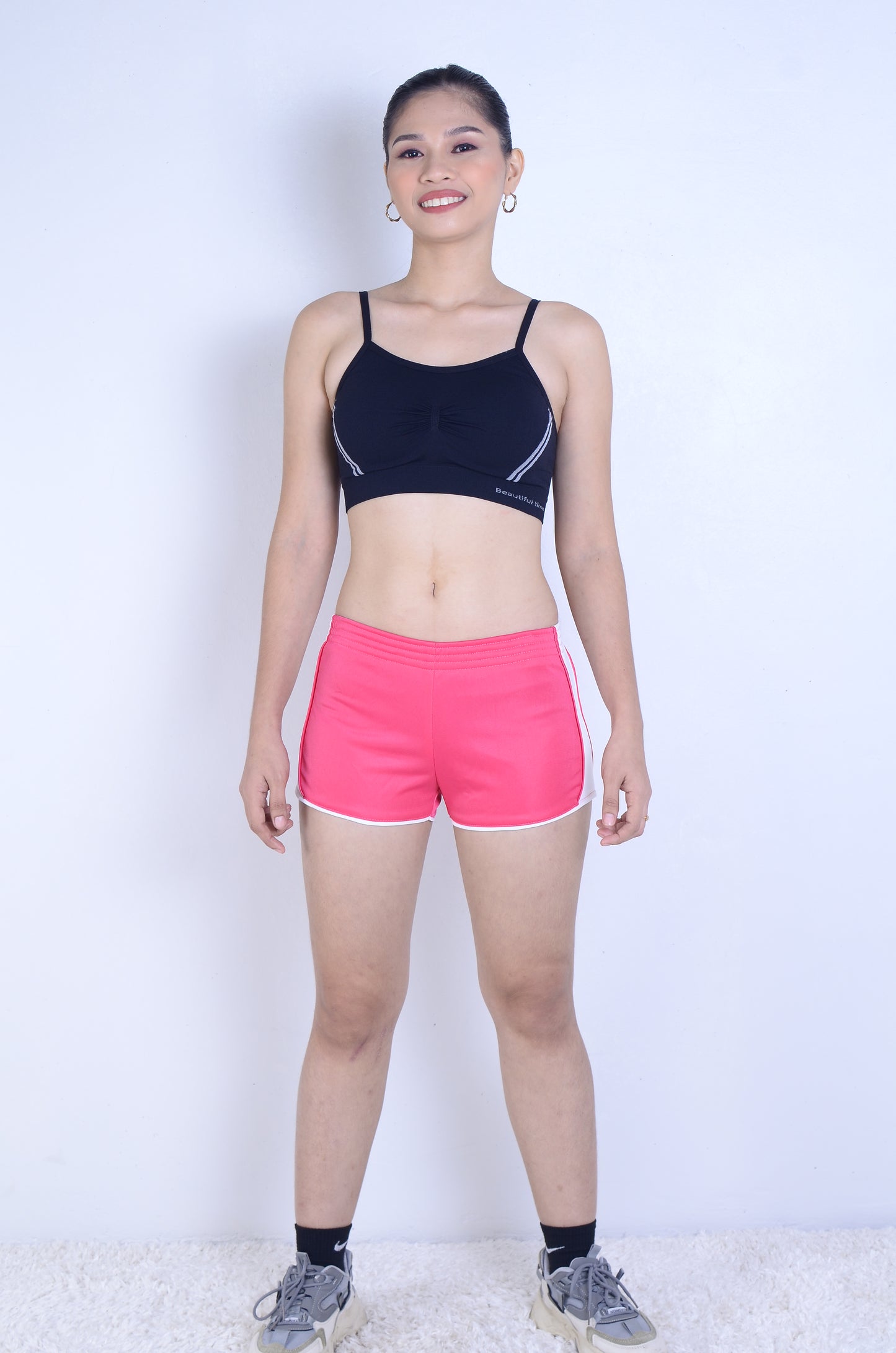 Love, Me Low-Rise Lined Shorts with Side Inserts