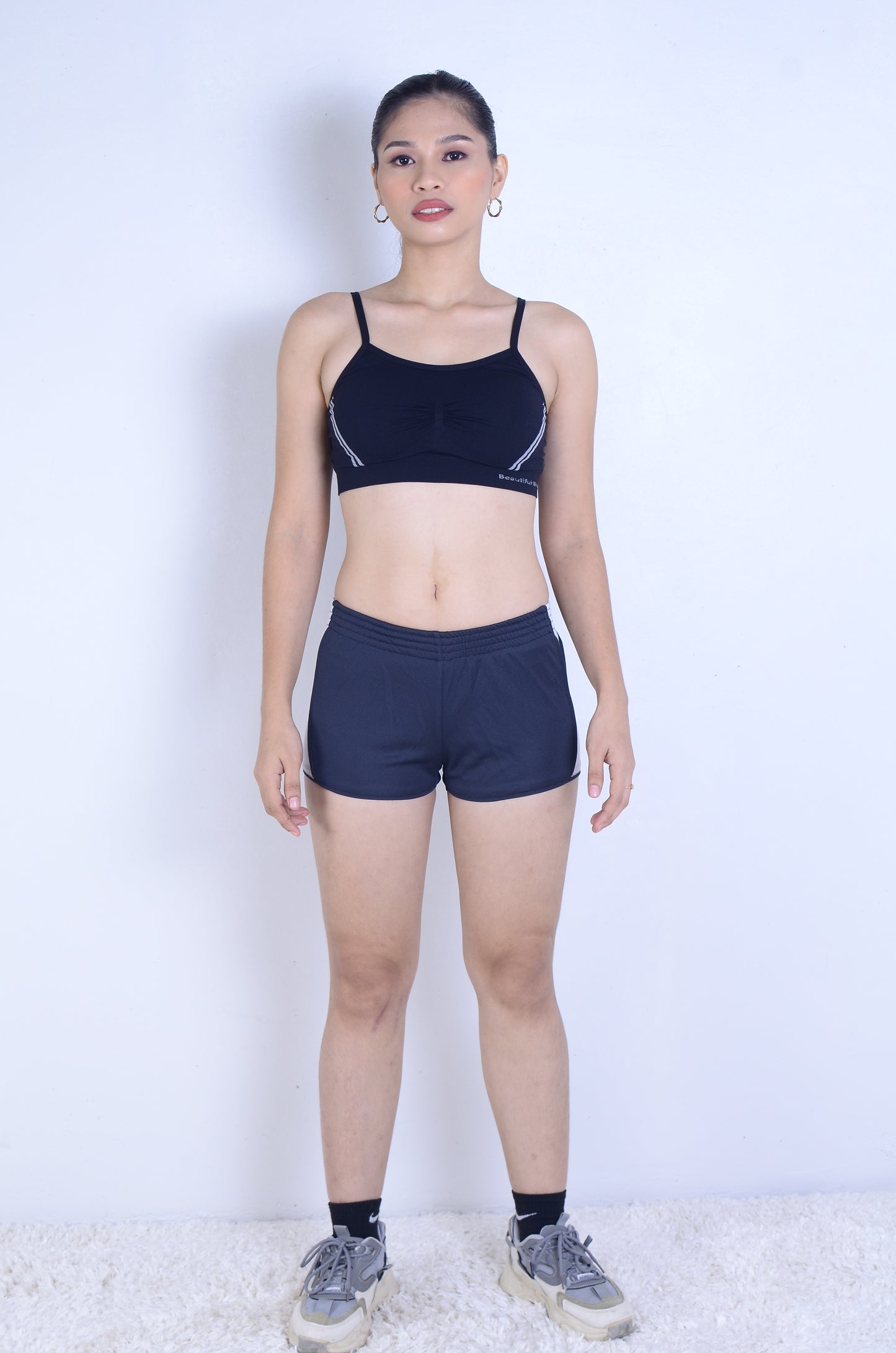 Kendall Low-Rise Lined Shorts with Side Inserts