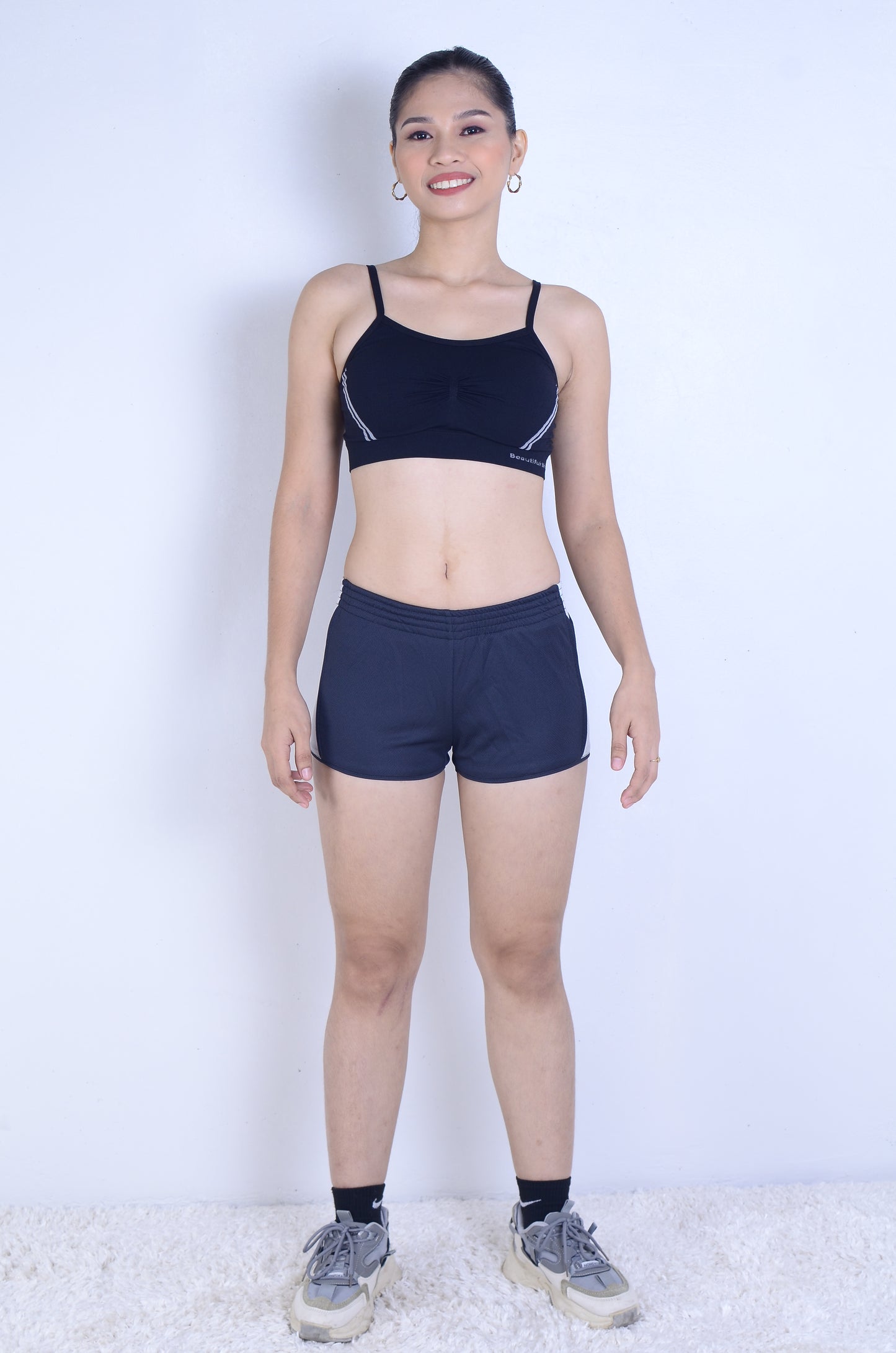 Kendall Low-Rise Lined Shorts with Side Inserts