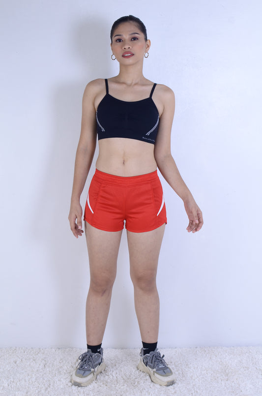 Scarlett Low-Rise Lined Shorts with Rear-Enhancing Side to Back Cutout Design