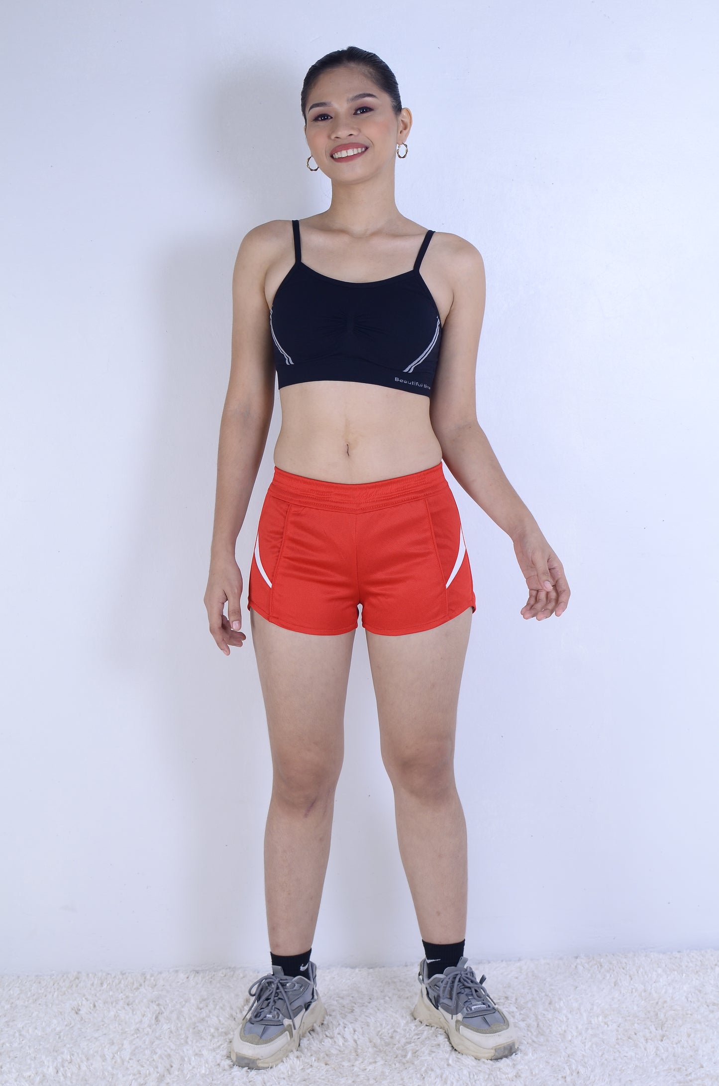 Scarlett Low-Rise Lined Shorts with Rear-Enhancing Side to Back Cutout Design